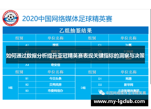 如何通过数据分析提升亚冠精英赛表现关键指标的洞察与决策