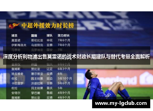 深度分析利物浦出售莫雷诺的战术财政长期建队与替代考量全面解析